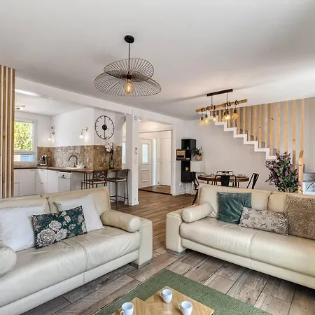 Villa Zenbnb - Havra - Maison Spacieuse - 8 Pers Jardin